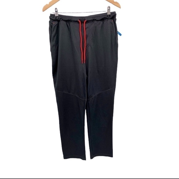 Columbia Athletic Pants Black Omni-Shade Pockets Drawstring Size Medium - Picture 1 of 5